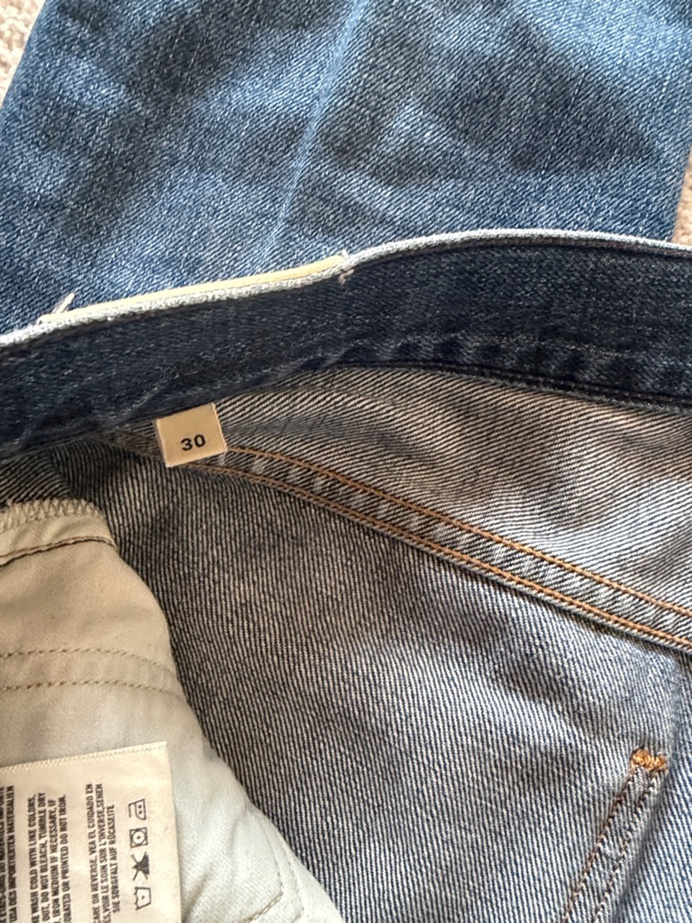 Citizens Of Humanity Womens Indigo Jeans-size 30 - Picture 4 of 8